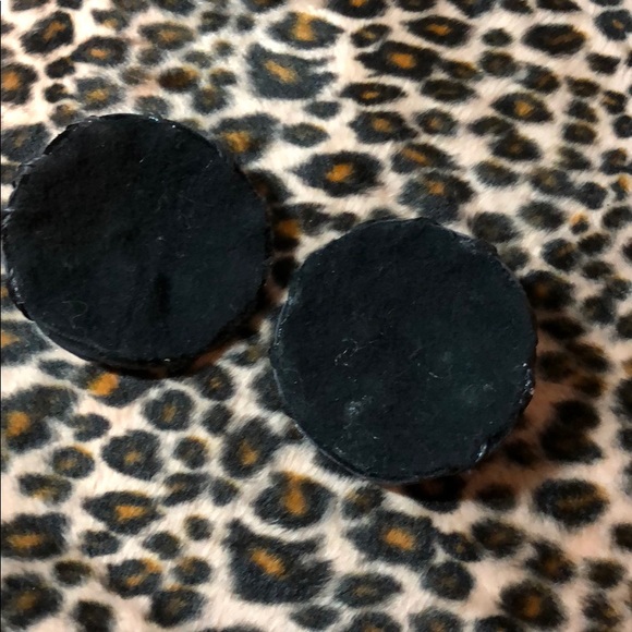 Leather Sinew pasties Nipple tassels burlesque - Picture 3 of 4